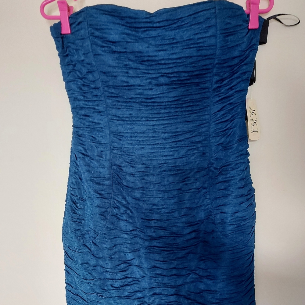 (#23)❣️Fashion ladies strapless fitted dress size L